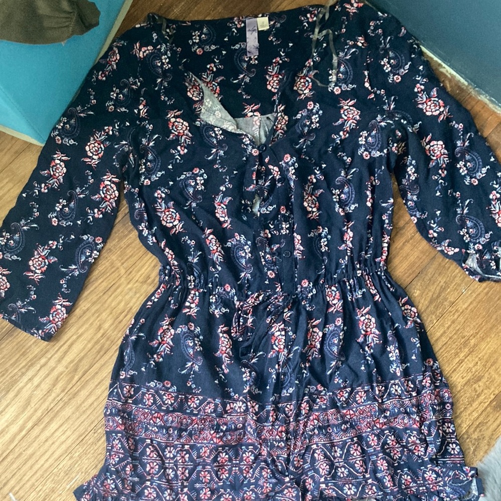 Small blue romper